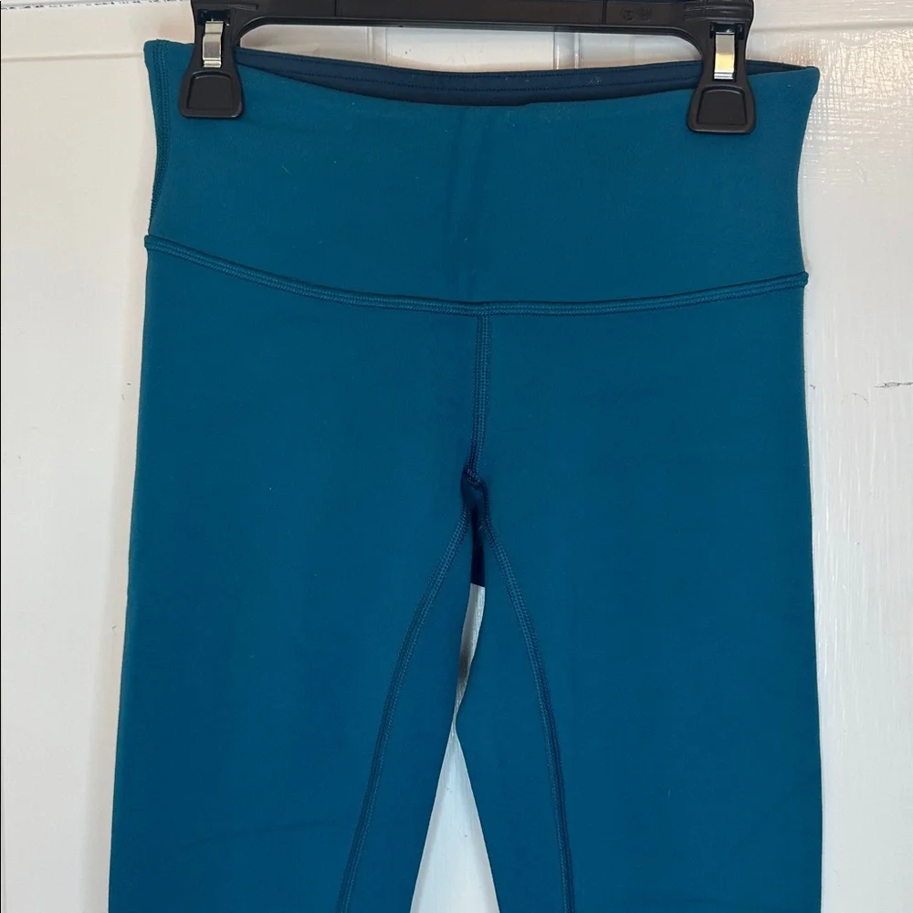 Lululemon Teal‎ High-Waist Active Leggings size 2 EUC